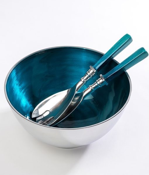 Our recycled Aluminium Salad Bowl is susatinable and made by Artisans