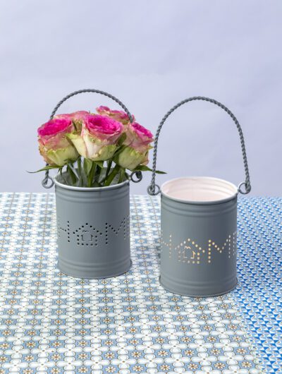 Metal plant and candle holders are a delight to own and make perfect gifts.