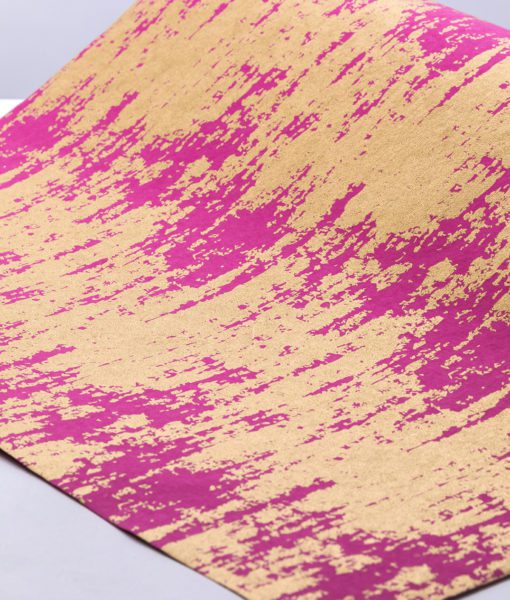 Wrapping paper pink splash is opulent but eco friendly & sustainable.