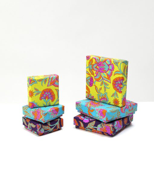 Jewellery Gift Box floral twist is handmade, vibrant and it is Eco friendly too