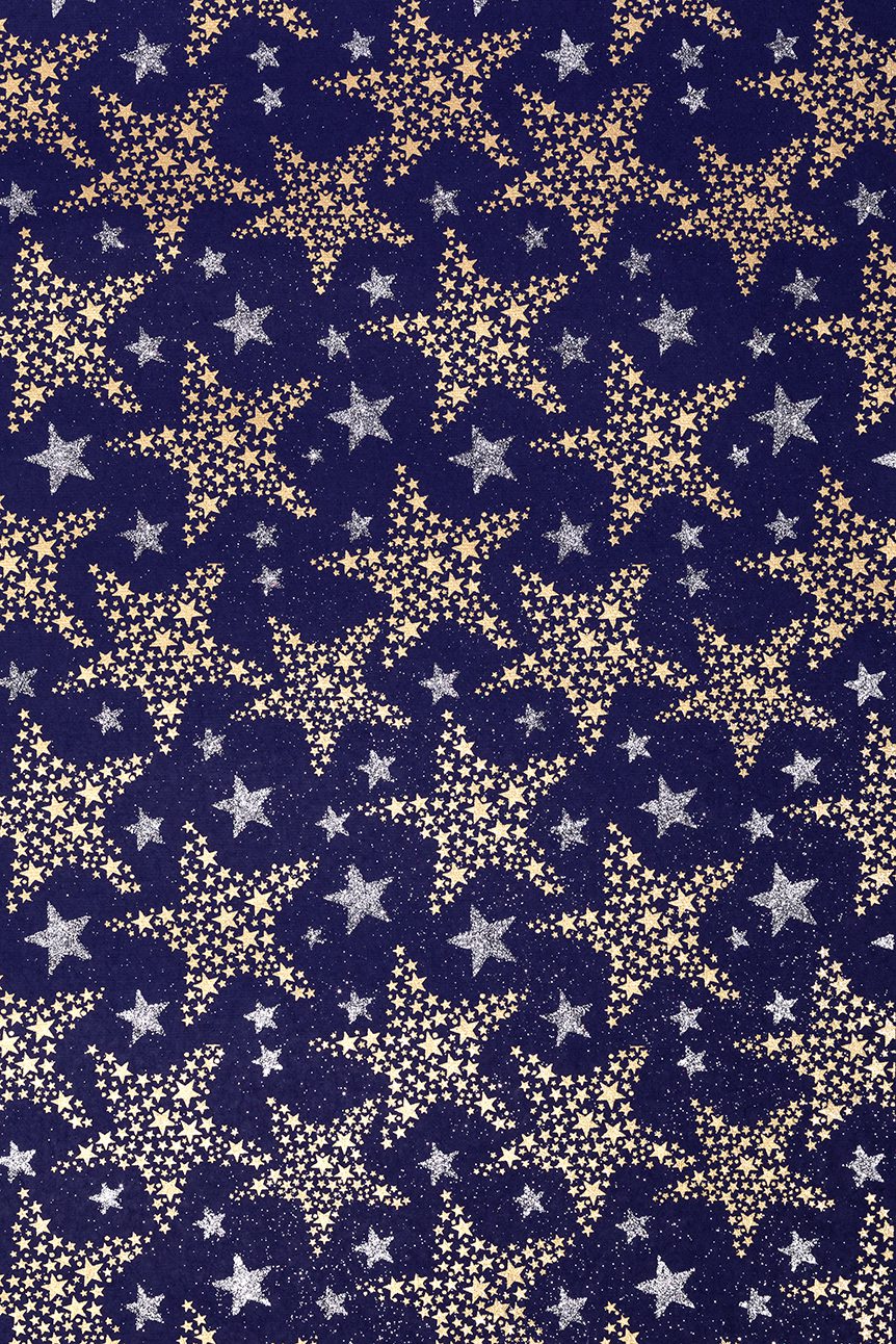 navy wrapping paper