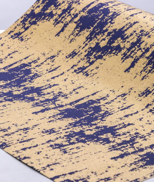 Wrapping paper navy splash is contemporary, eco friendly & sustainable.