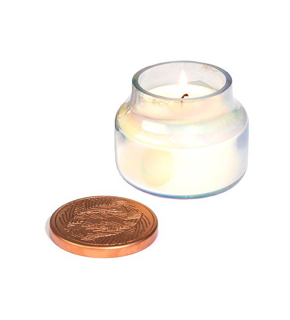 Scented candles in glass bottle look elegant, smell devine, eco