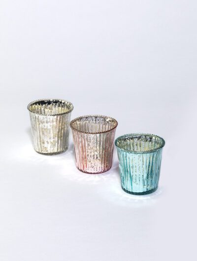 This Mercury glass candle holder is beautiful, well priced and a best seller.