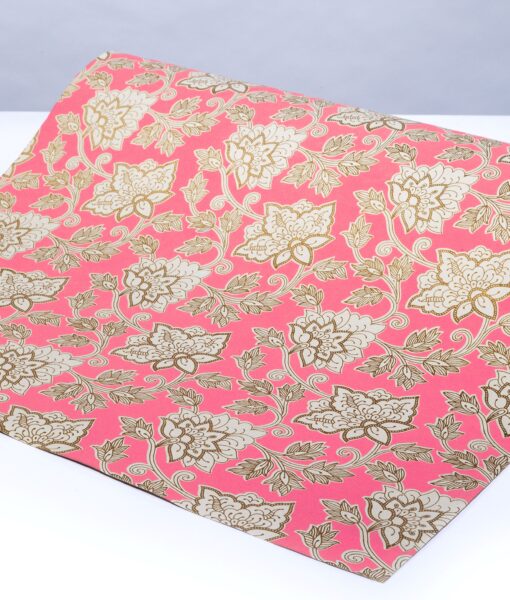 Handmade gift wrap floral Silhouette is a striking and beautiful gift wrap.