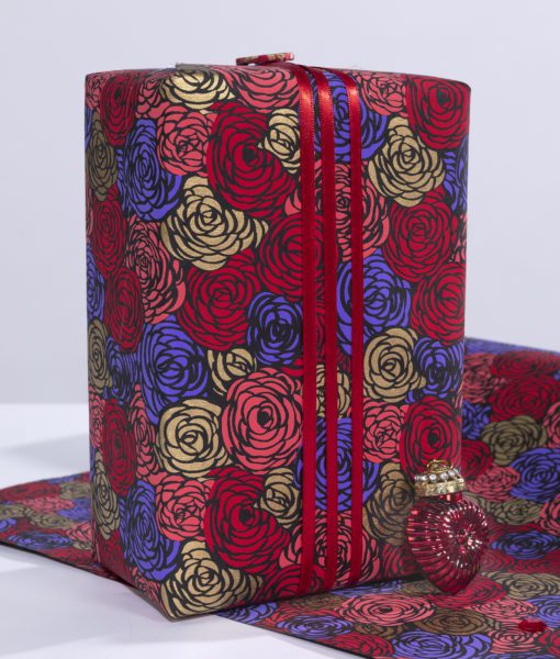 Our handmade black wrapping paper is eco friendly and looks spectacular