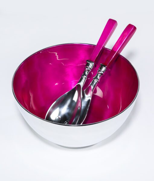 Recycled Aluminium Salad Bowl are susatinable and are made by Artisans.