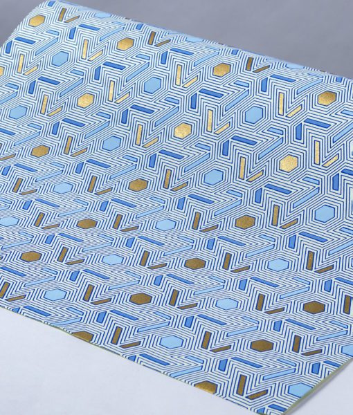 Handmade gift wrap geometric pattern is a smart and elegant gift wrap.