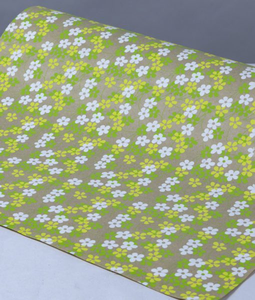 Wrapping paper pink daisy is full of blooming flowers & eco friendly.